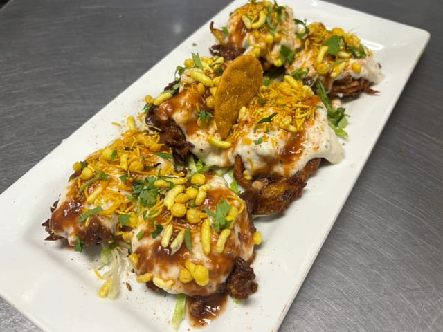 Vegetable Chaat Pakora.