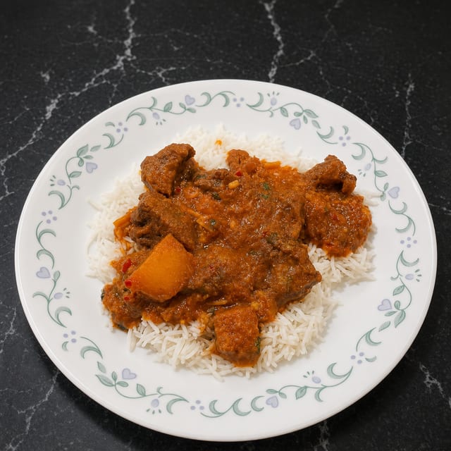 Lamb Tikka Masala.